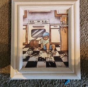 Lithograph on Canvas Baker Breaker by Woodrum